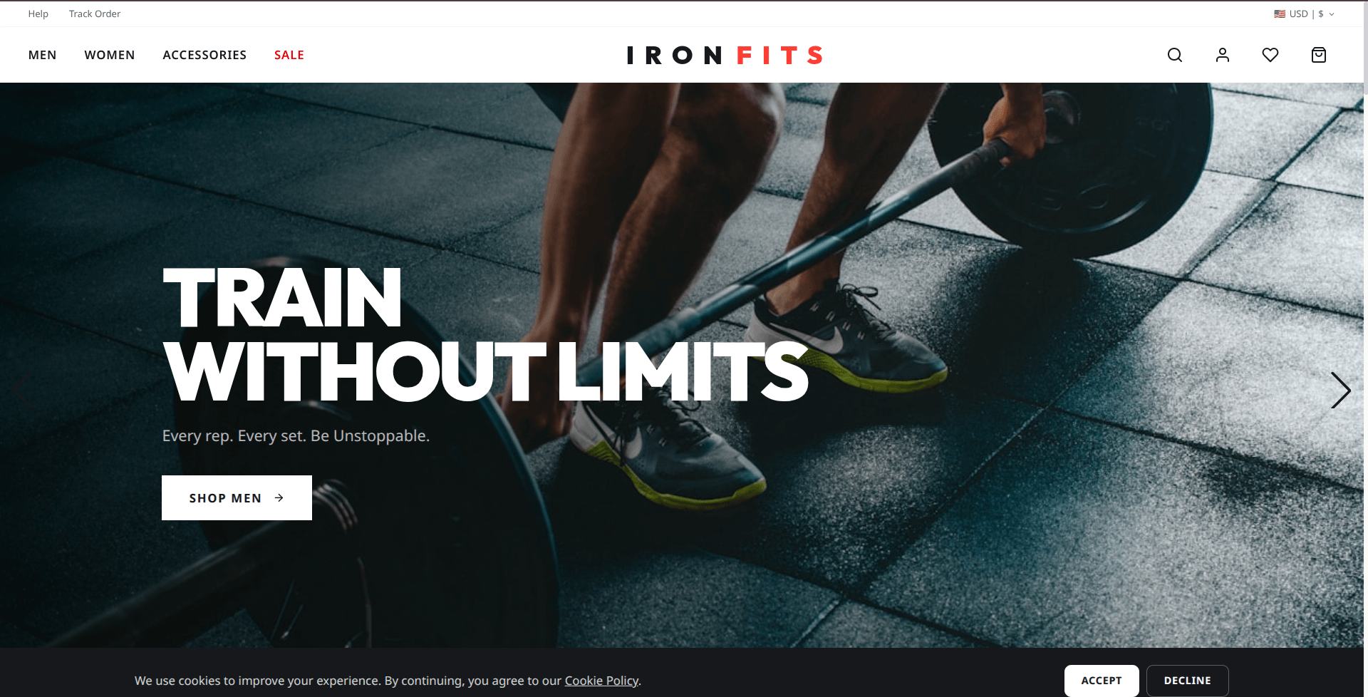 IRONFITS preview